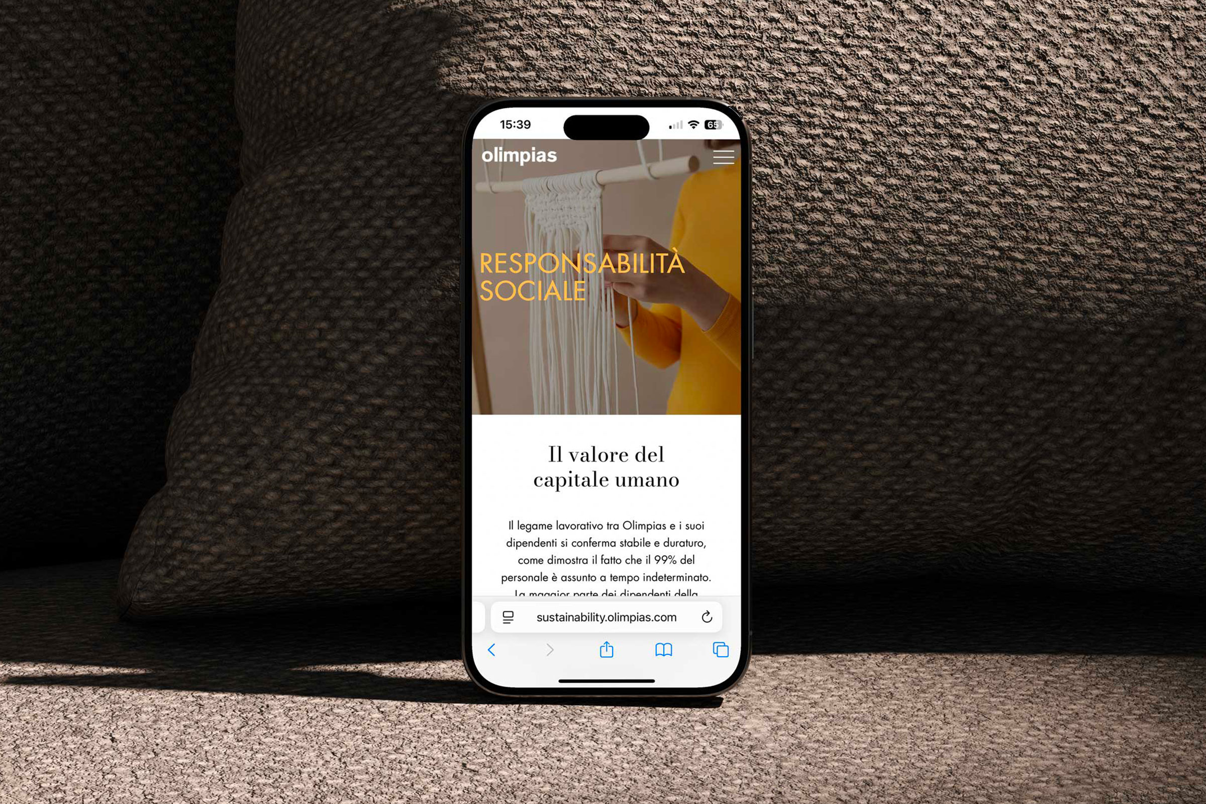 Olimpias Sustainability Website
